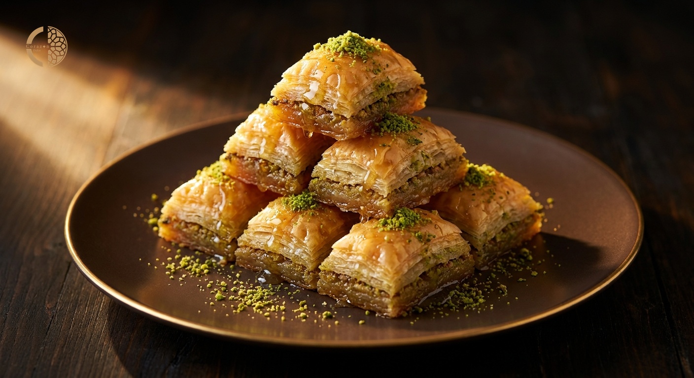 Baklava artesanal de nueces y miel — dulce árabe hecho a mano en Buenos Aires por Corazón Dulce